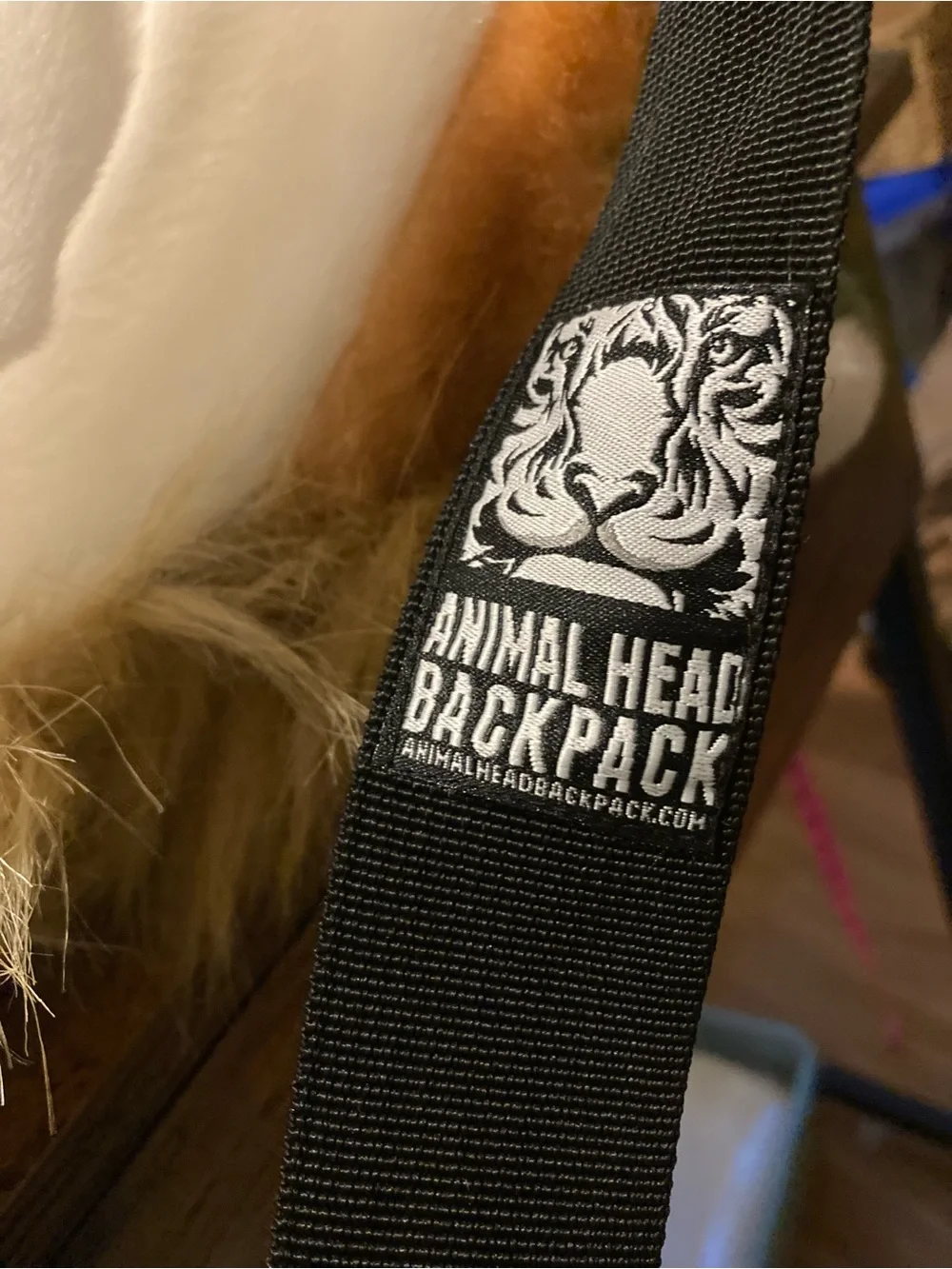 Animal Head backpack of tiger head backpack